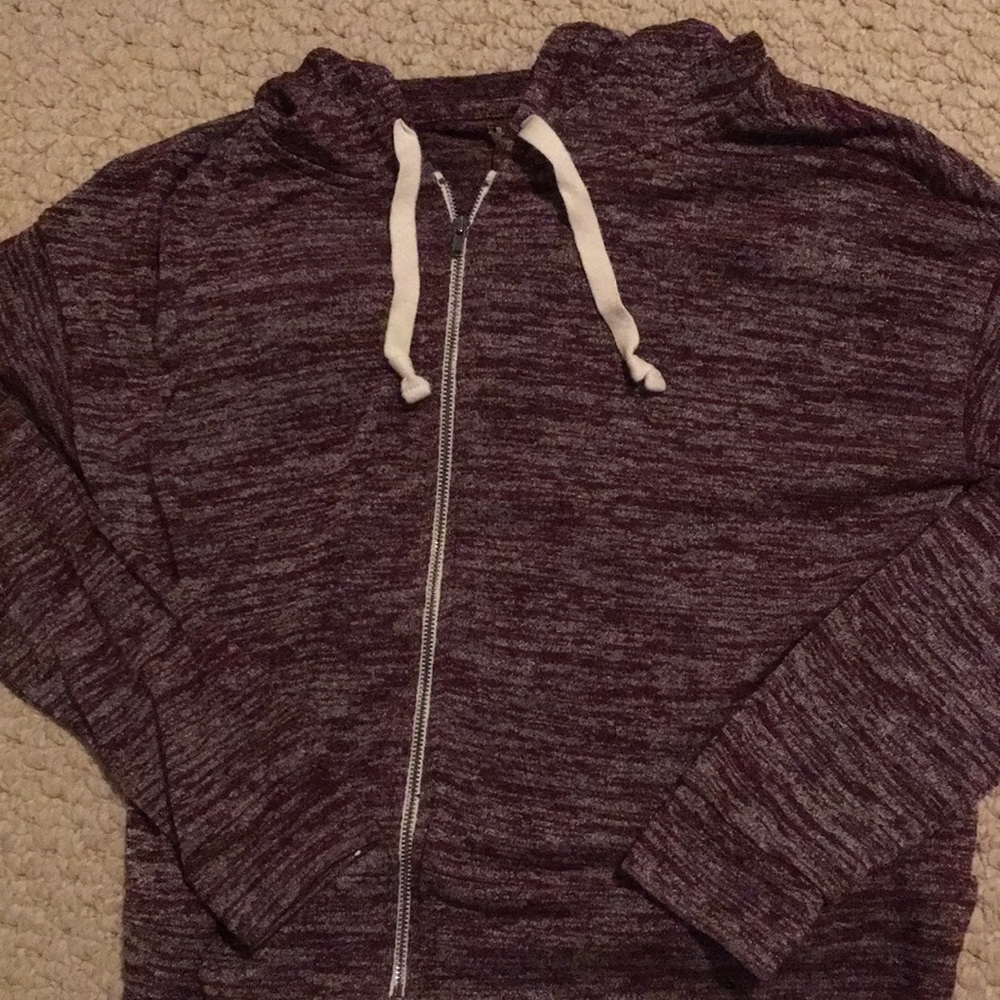 Burgundy Full Zip Hopdie
